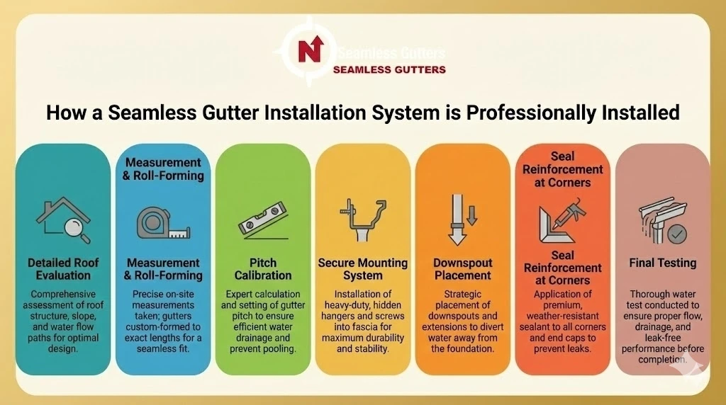 seamless gutter installation companies​