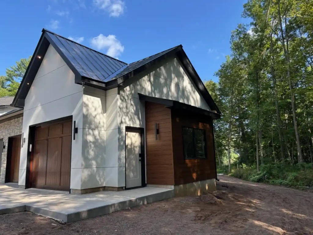 Half round gutter installation in Lake Hallie